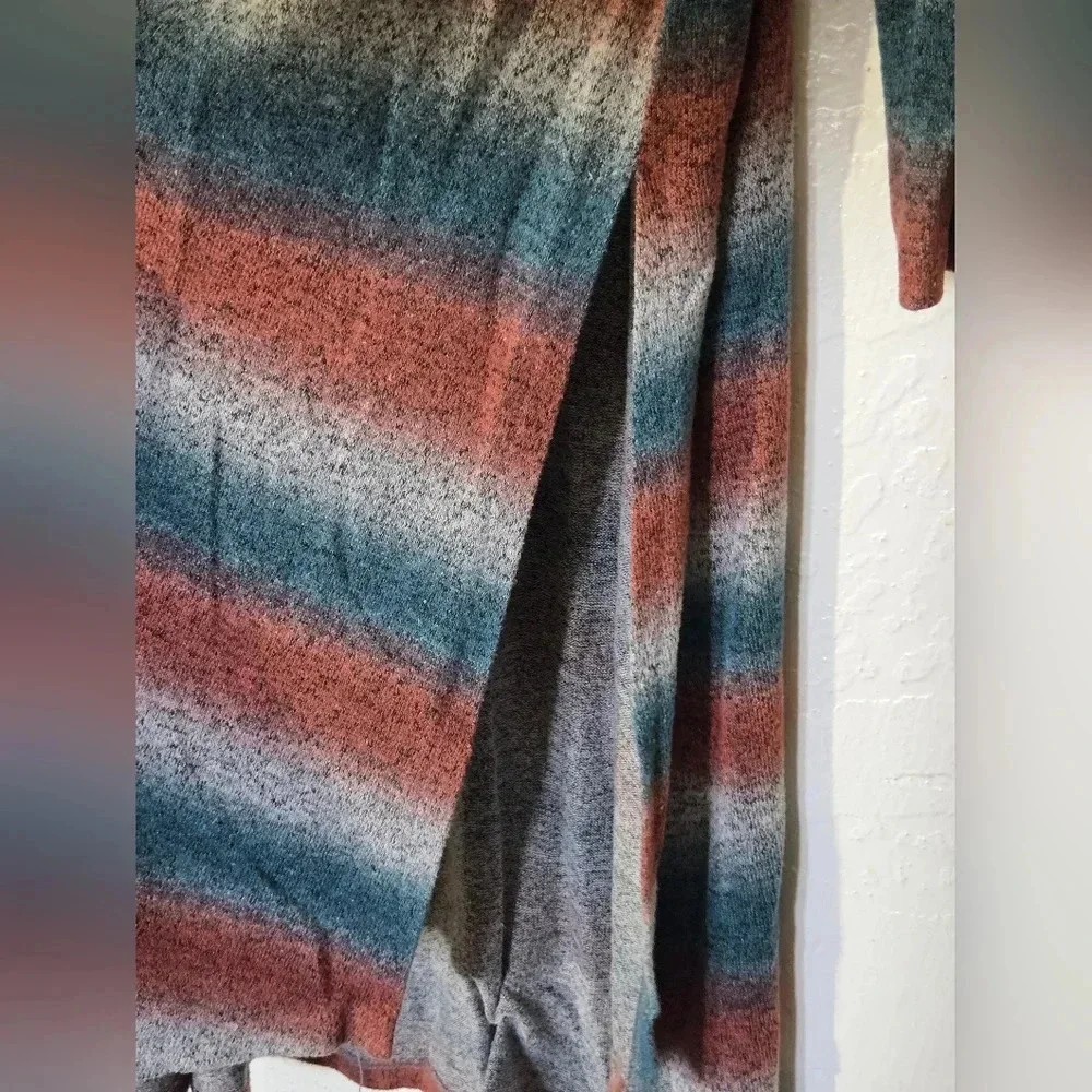 Maurice's | Colorblock Long Cardigan Sz L - Picture 5 of 8